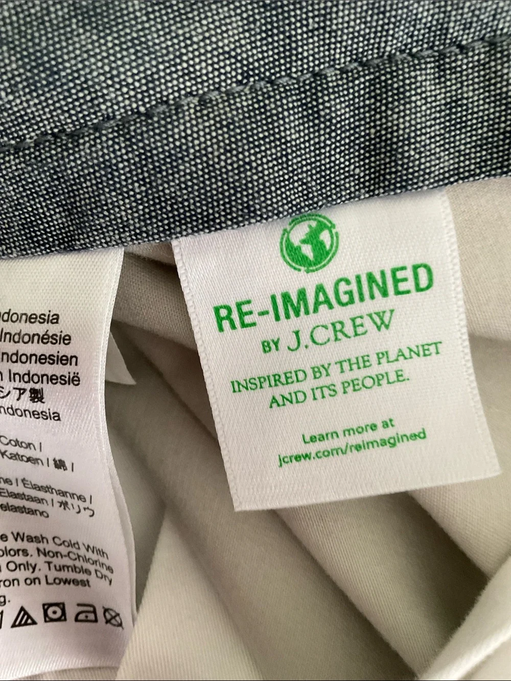 J. Crew 9” Stretch Chino Shorts in Stone 32” Waist Smart Preppy Minimalist